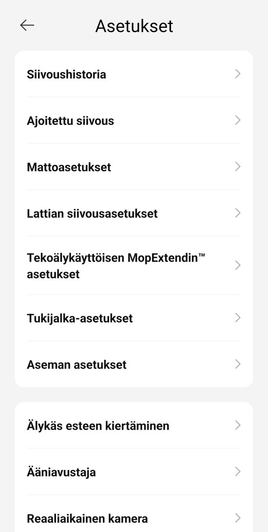 Asetukset 1/2