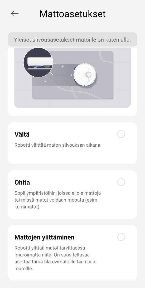 Mattojen