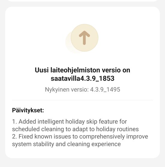 Dreamen päivitys on tullut asennettavaksi sovellukseen