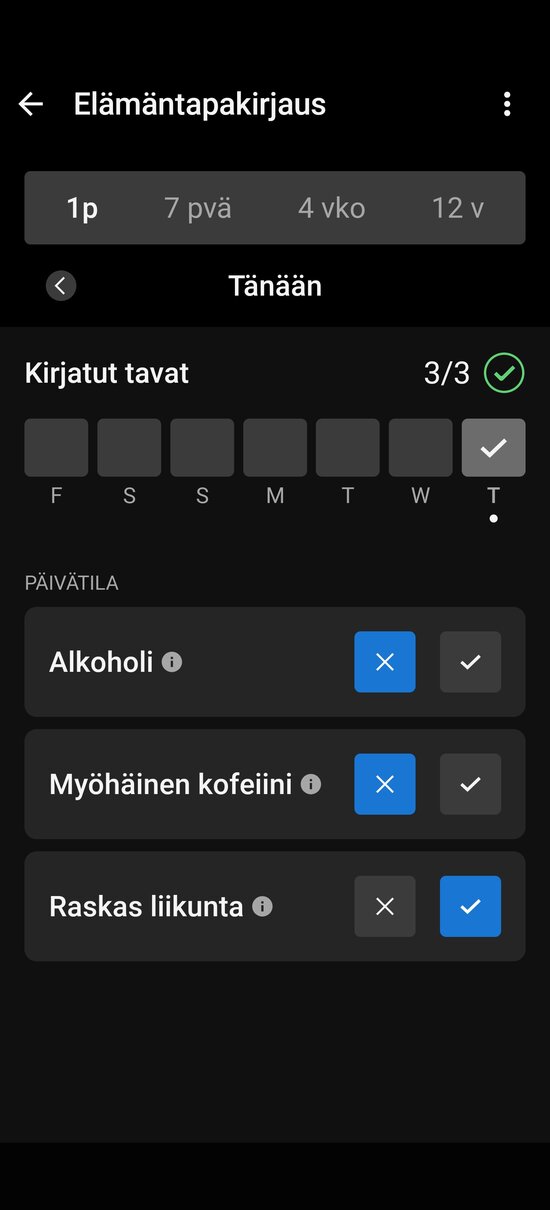 Kirjatut tapahtumat pivss