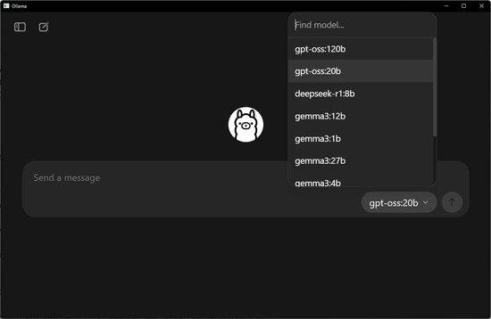Valitse kielimalli ollamaan