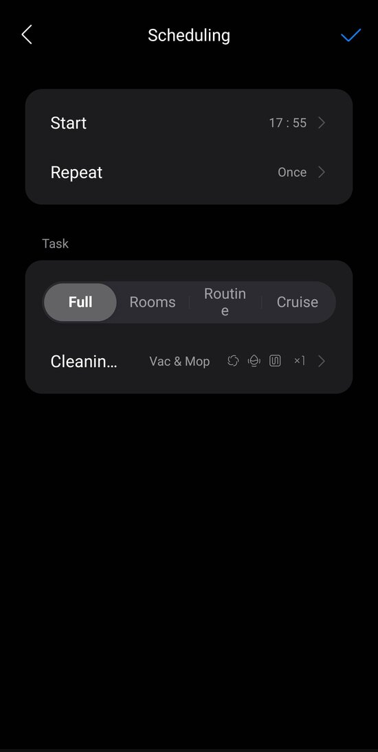 Creating a scheduled work