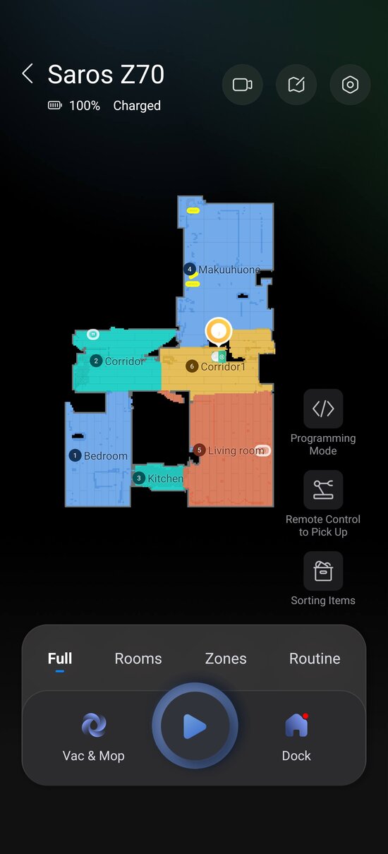 App main view