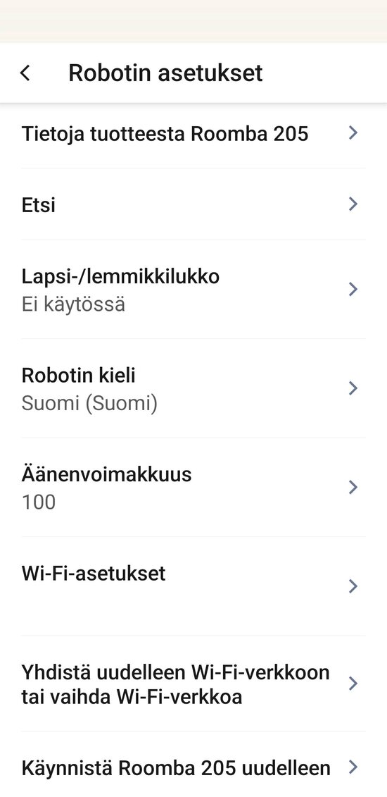 Sovelluksen päänäkymä