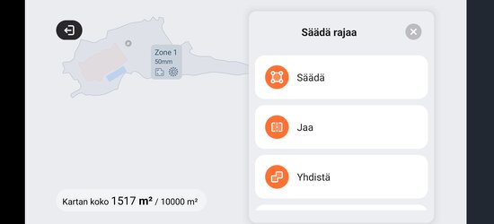 Karttaeditorin päänäkymä