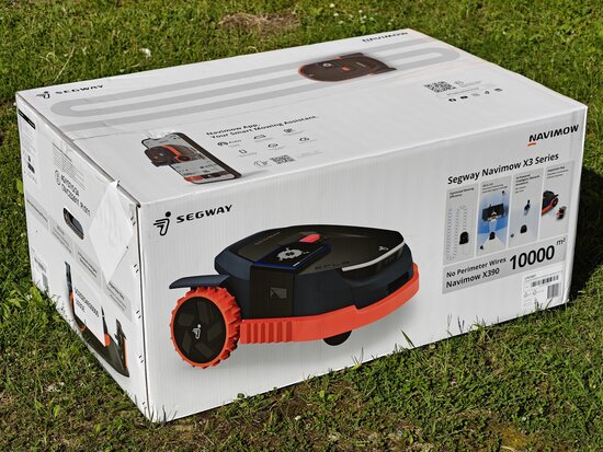 Segway Navimow X390:n myyntipakkaus