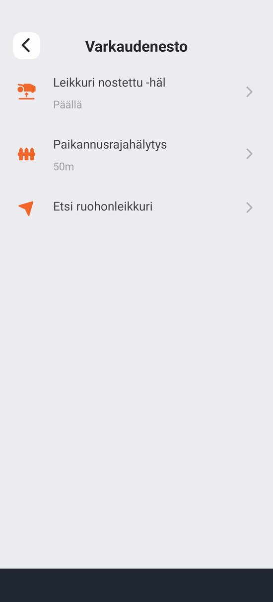 Varkauden eston asetuksia