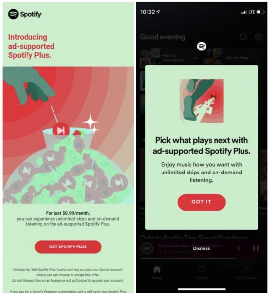 spotify subscription cost