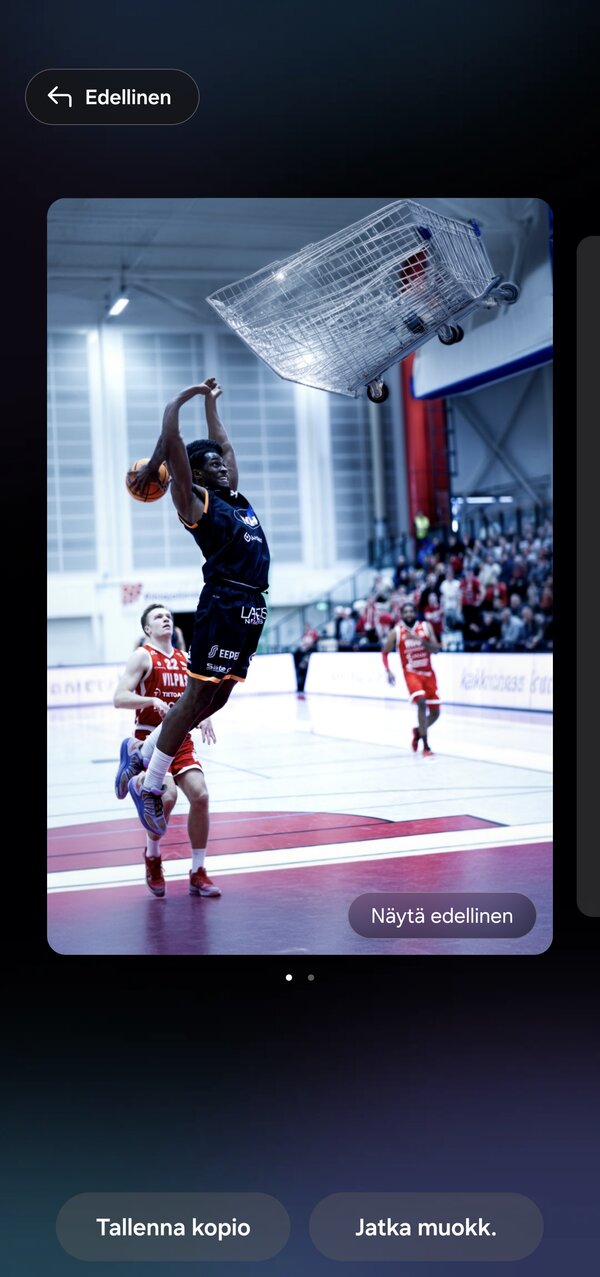 Tekoälyn muokkaama kuva