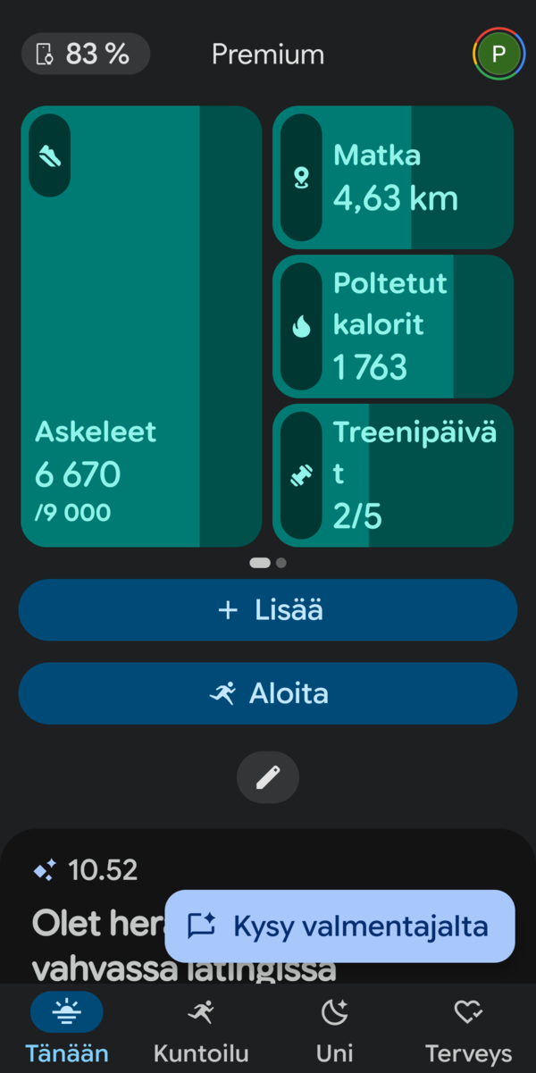 Google Healthin T�n��n -n�kym� 1/4