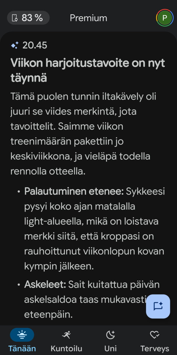 Google Healthin teko�lyn viestej� 1/4