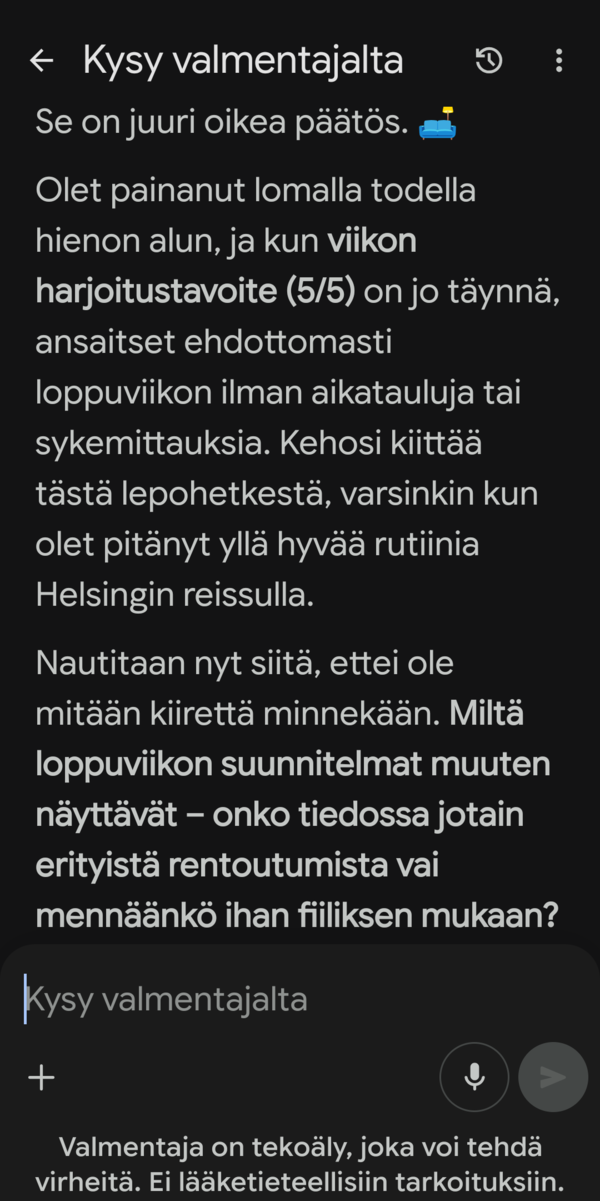 Google Healthin teko�lyn viestej� 4/4