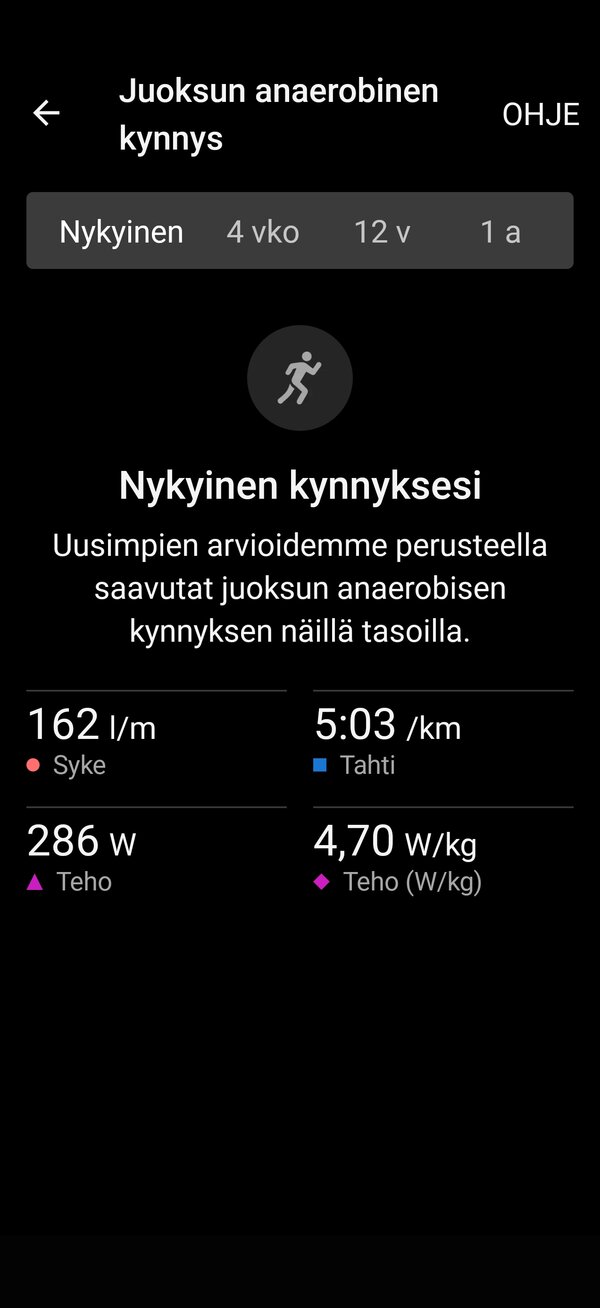 Juoksun anaerobinen kynnys