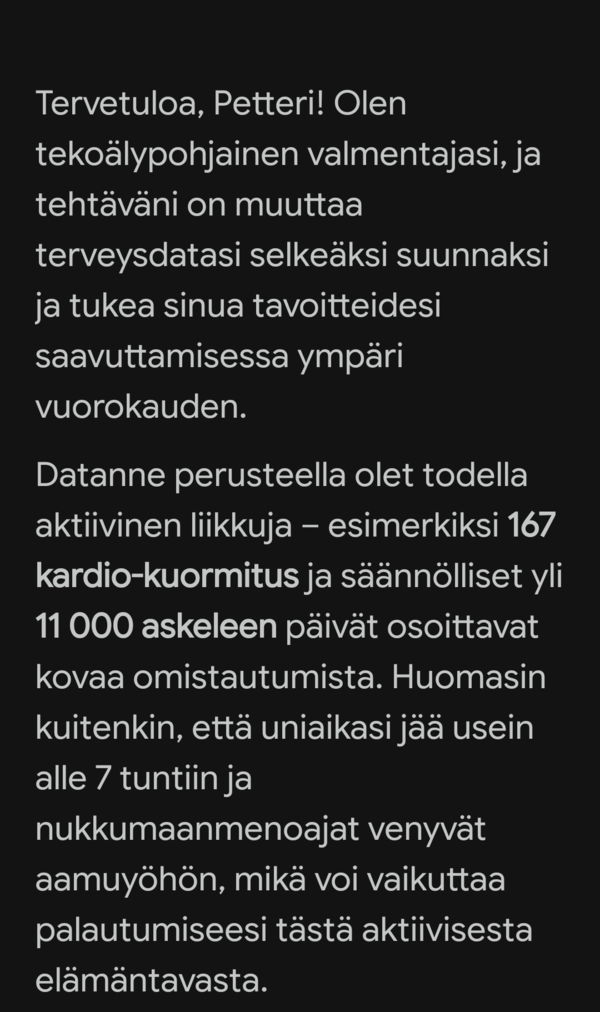 Suunnitelman luontia teko�lyn kanssa 1/9