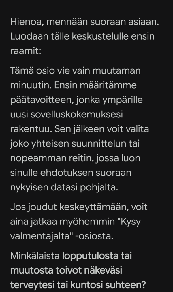 Suunnitelman luontia teko�lyn kanssa 3/9