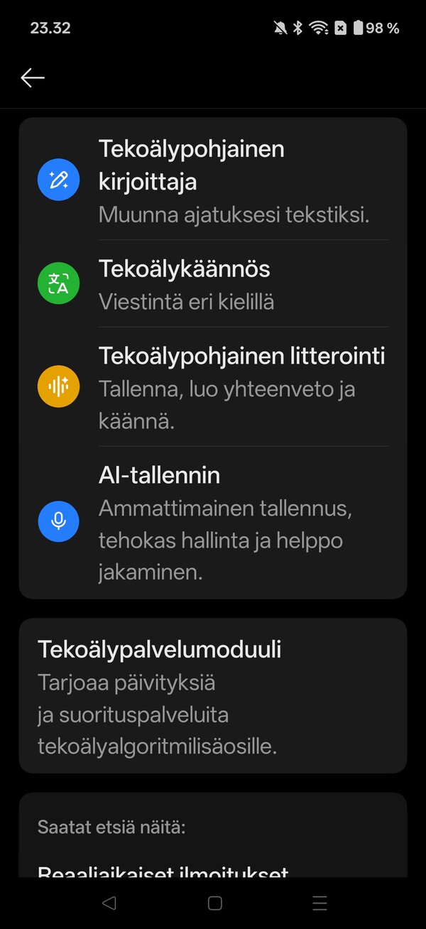 OnePlussan tekoälytoimintoja, AI-kirjoittaja