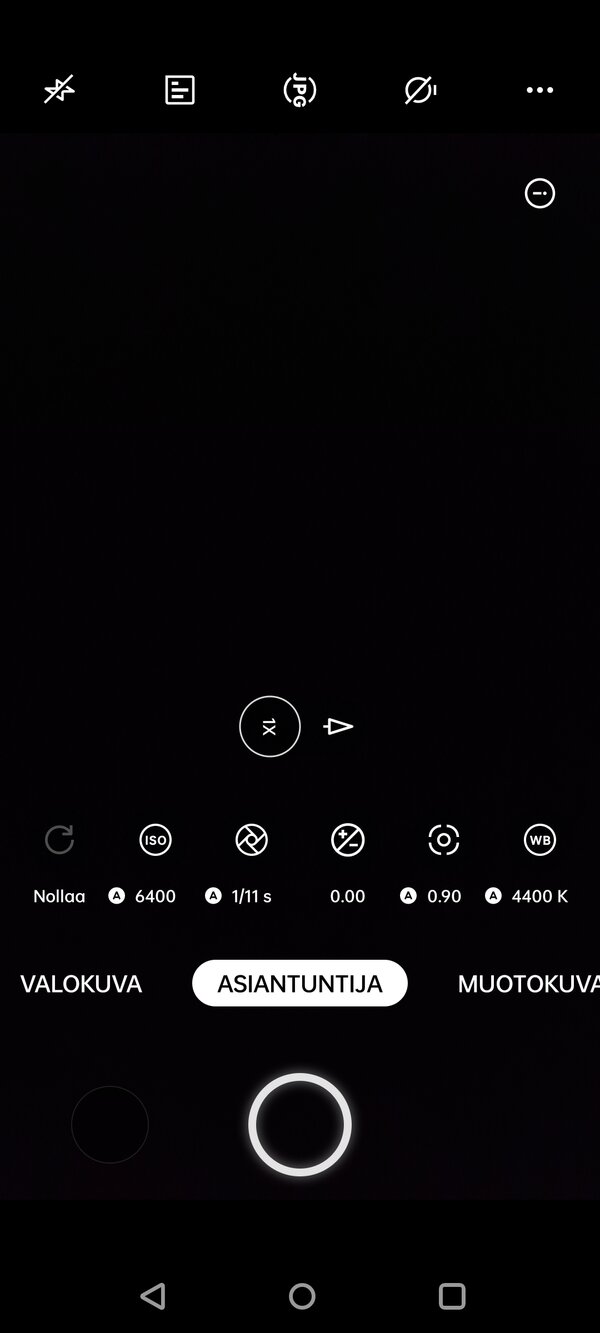 OnePlus Nord 2T:n kamerasovelluksen ammattilaistilan säädöt