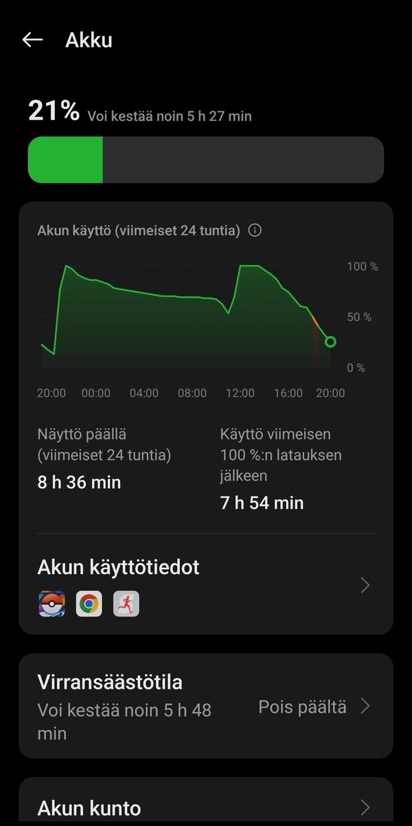 Nord 4:n akkugraafi yhdelt pivlt