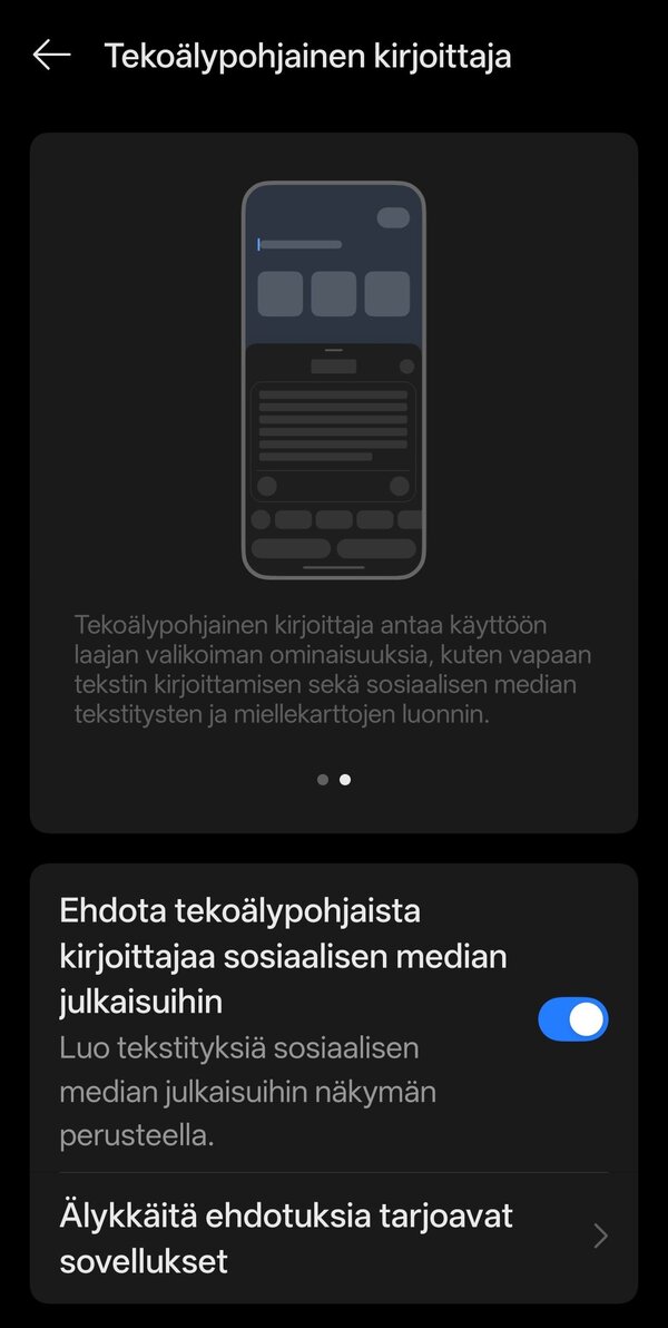 Tekoälyavusteinen kirjoittaja
