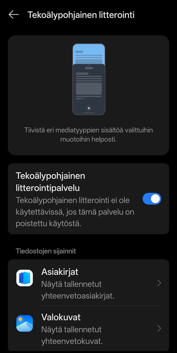 Tekoälylitterointi
