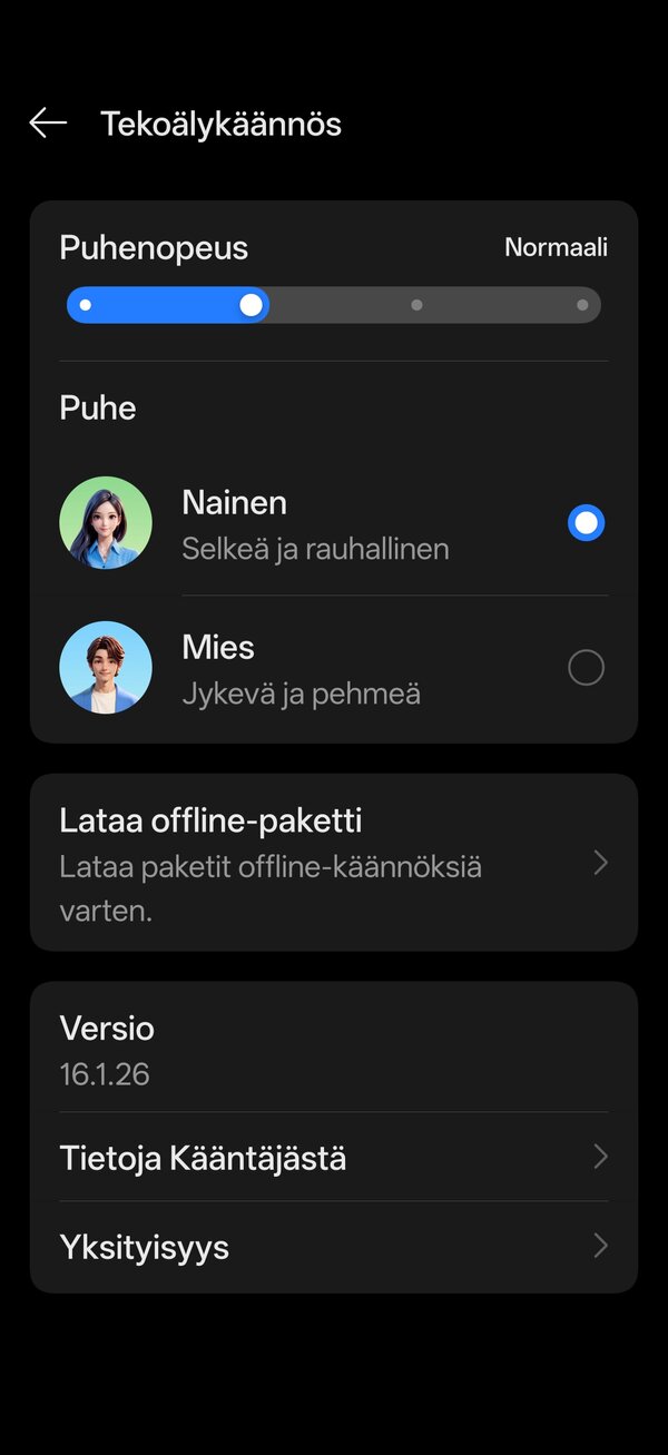 Tekoälypohjainen käännöstyökalu