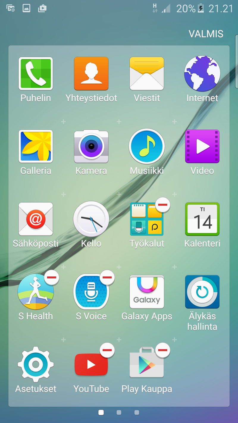 Samsung Galaxy S6 ohjelmistot