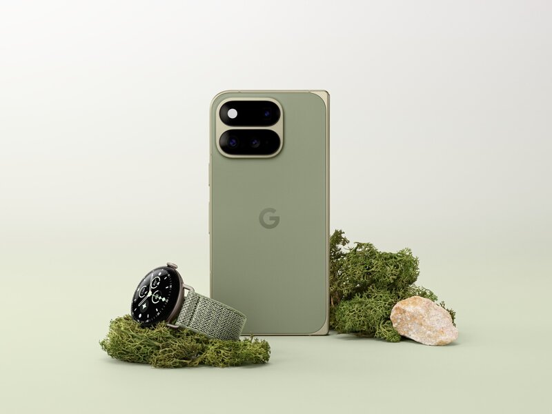Google Pixel 11 Pro Fold vihreässä värissä