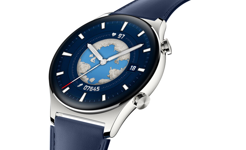 Honor Watch GS 3 kellon näyttö sisisessä värityksessä