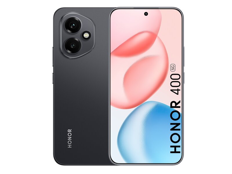 Honor 400 mustana edest ja takaa