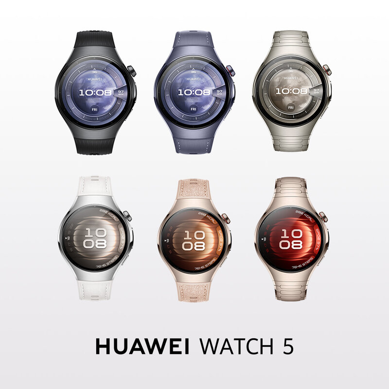 Huawei Watch 5 kelloja eri väreissä