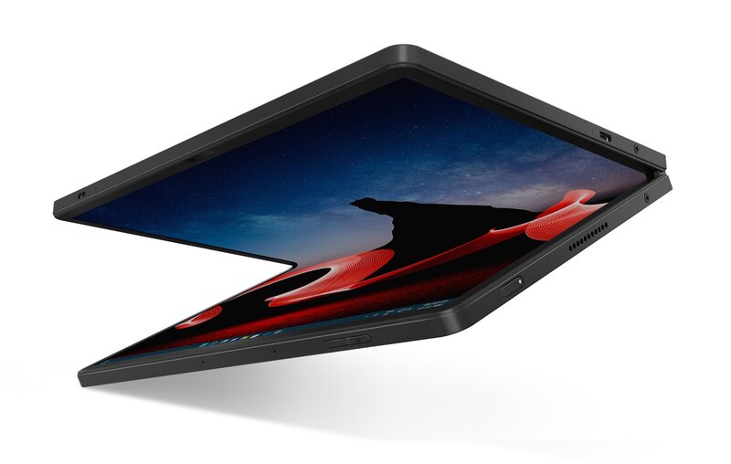 osittain avoin ThinkPad X1 Fold (2022) kannettava