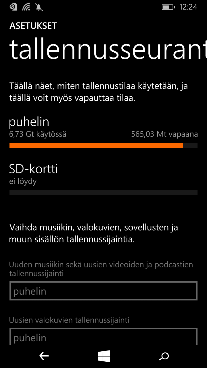 Microsoft Lumia 640 XL - käyttöliittymä