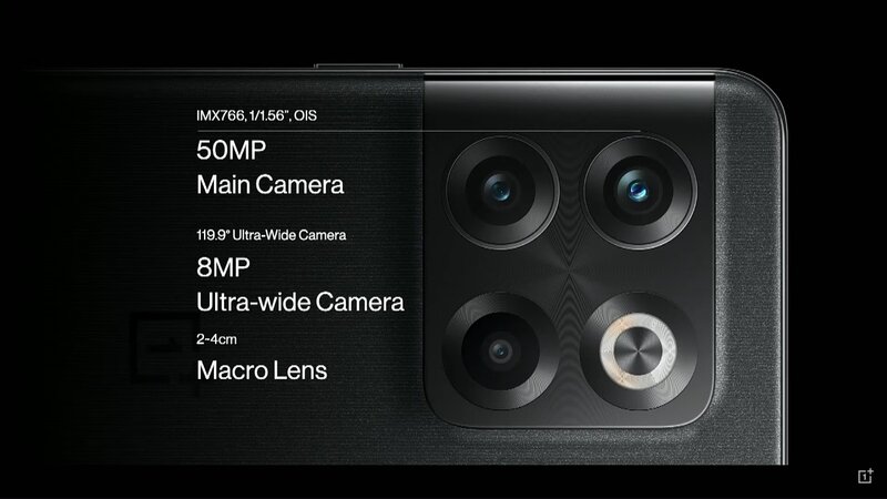 OnePlus 10T:n takakameroiden tekniset tiedot