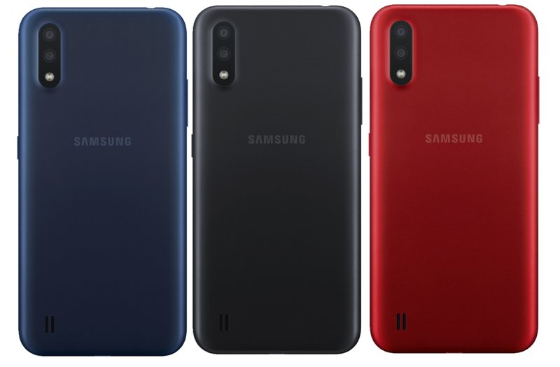 Edullinen Galaxy A01 tulee kolmessa eri värissä