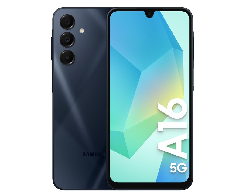 Samsung Galaxy A16 edestä ja takaa