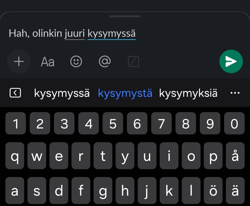 Ennakoiva tekstinsyöttö