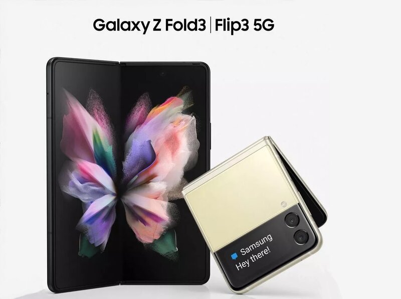 Galaxy Z Fold 3 ja Galaxy Z Flip 3 esillä vuotokuvassa