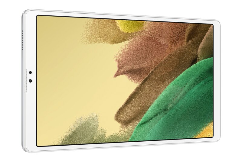 Galaxy Tab A7 Lite vaaka-asennossa näyttö päällä