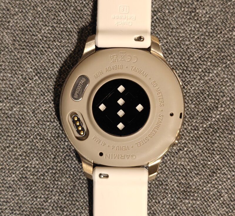 Garmin Venu 4:n pohja