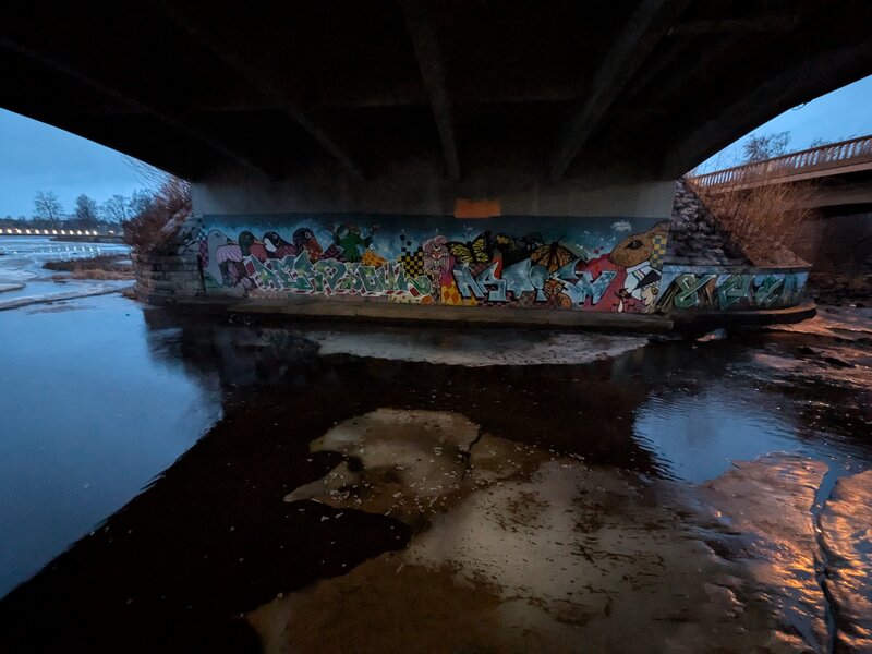 Graffiteja, ultralaajakulmakamera