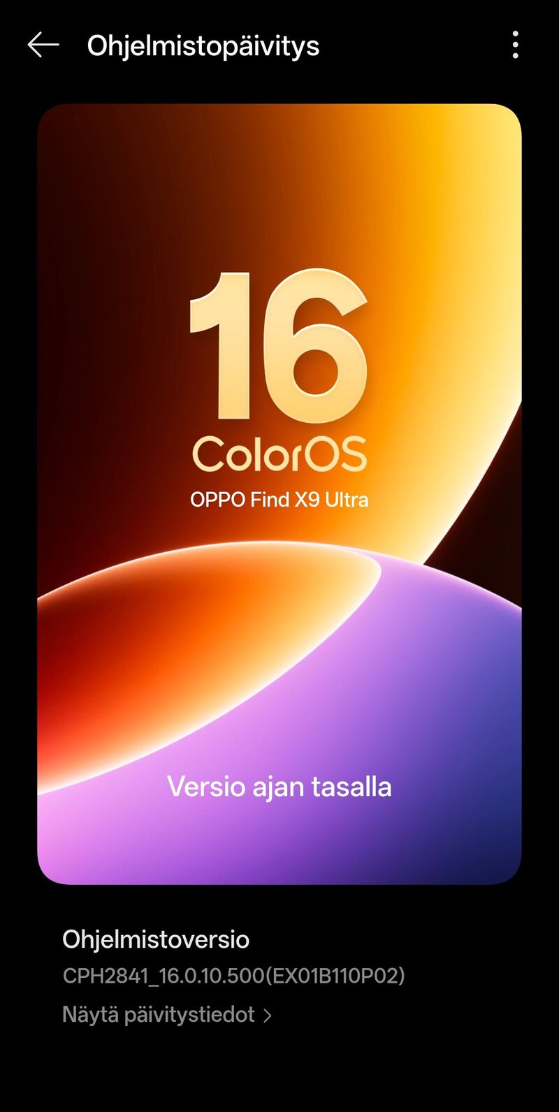 ColorOS 16