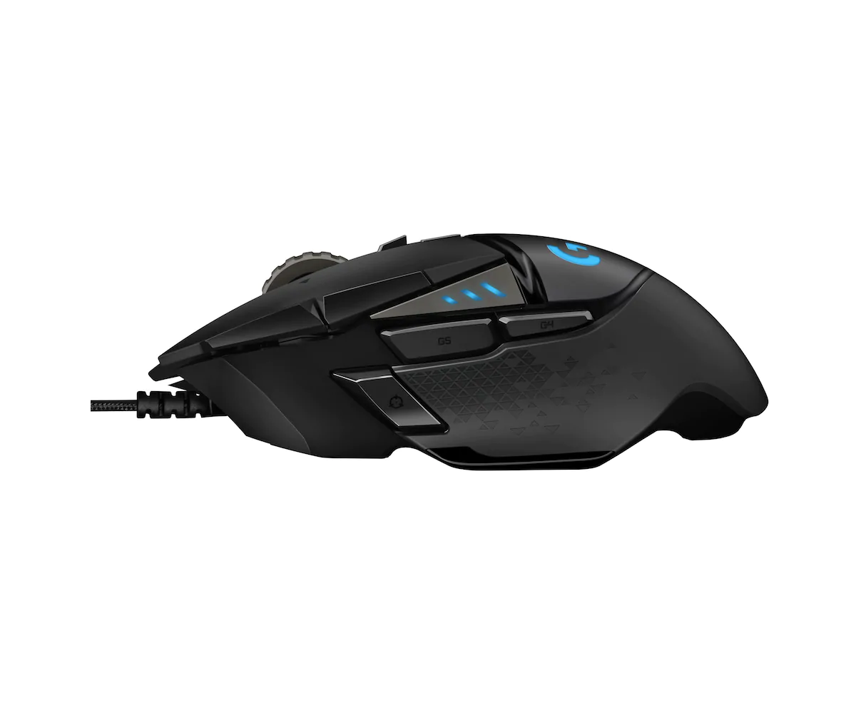 G502 Heron kyljessä on painikkeita