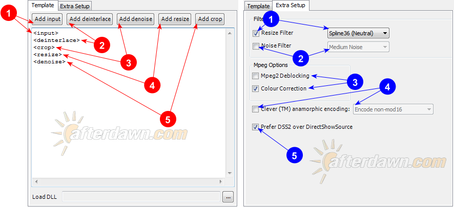 MeGUI AVS Script Creator Profile Editor options - AfterDawn.com