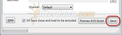 MeGUI AVS Script Creator saving an AVS file - AfterDawn.com