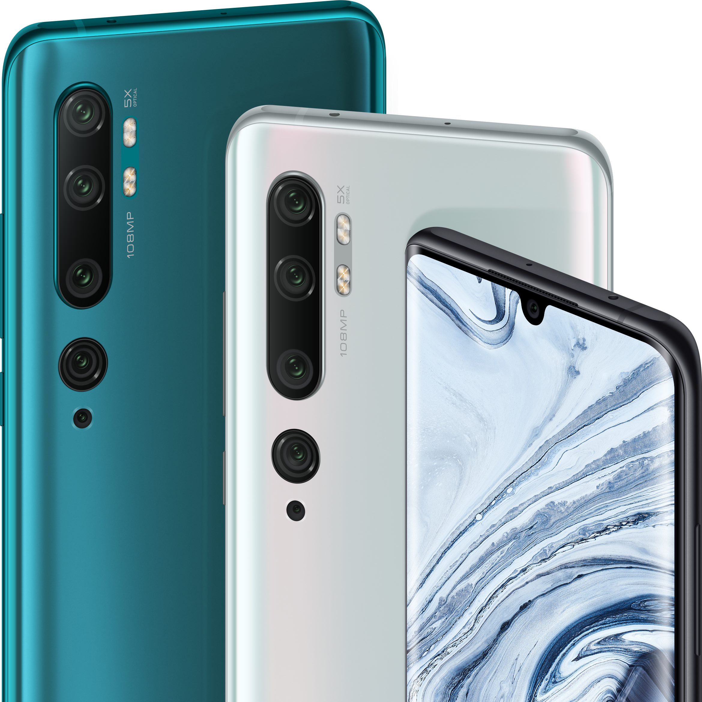 Mi Note 10 takana on useita kameroita
