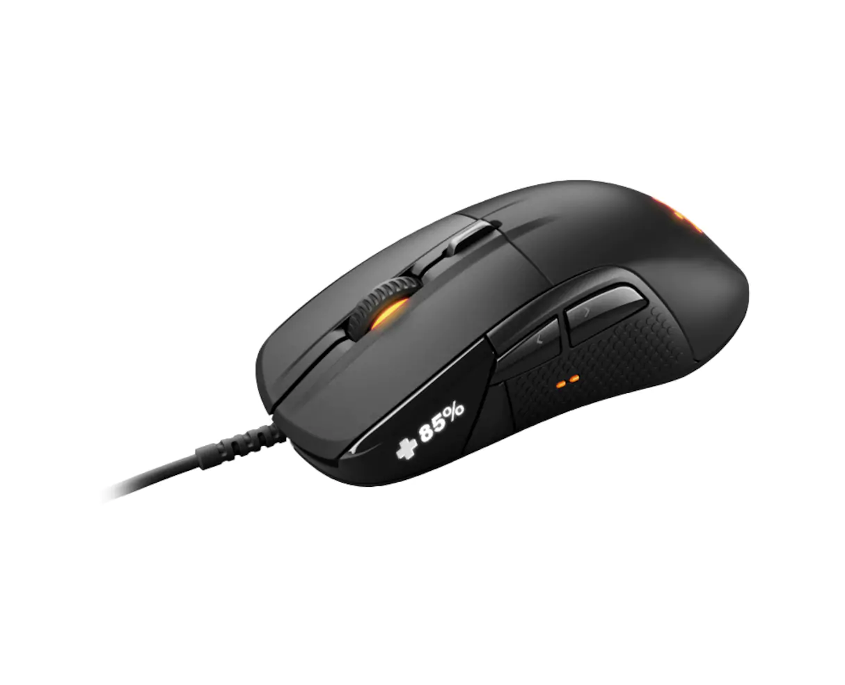 Rival 710 kyljestä löytyy pieni näyttö