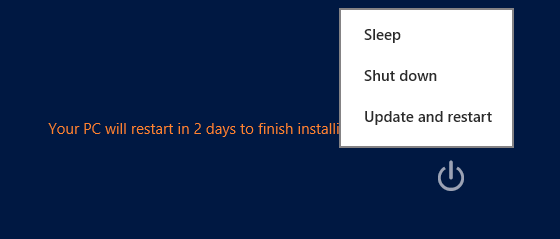 <b>Windows 8</b> Windows Update Restart Changes 2