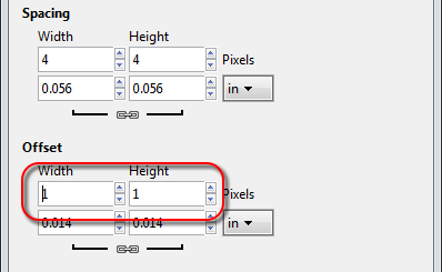 Adjust grid offset in GIMP - AfterDawn.com