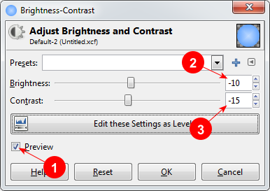 Brightness-Contrast dialog in GIMP - AfterDawn.com