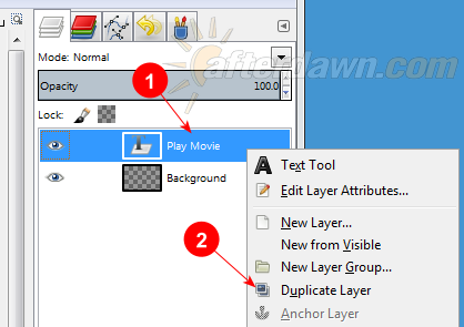 Duplicating a Text layer in GIMP - AfterDawn.com